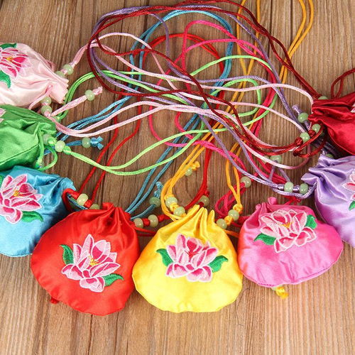 湘繡手工香囊包送小朋友香包袋異域刺繡荷包小空袋子錦囊滿(mǎn)包福袋