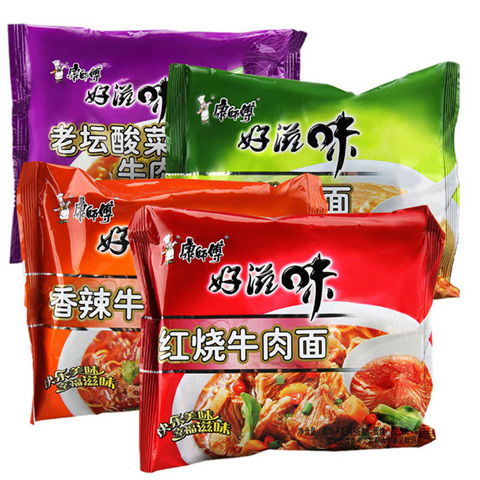24袋 整箱好滋味方便面紅燒香辣蔥香老壇泡面批發(fā)