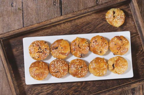 19.8元3袋的黃山蟹殼黃燒餅,一口酥脆鮮香,夢(mèng)到都流口水