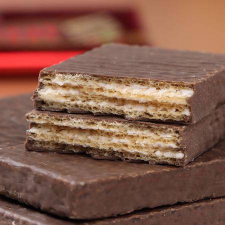 青援巧克力威化餅干25g 袋香脆酥脆網紅休閑辦公餅干解饞零食品