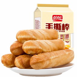 盼盼 手撕面包棒210g小軟面包點(diǎn)心辦公室零食 蜜芽